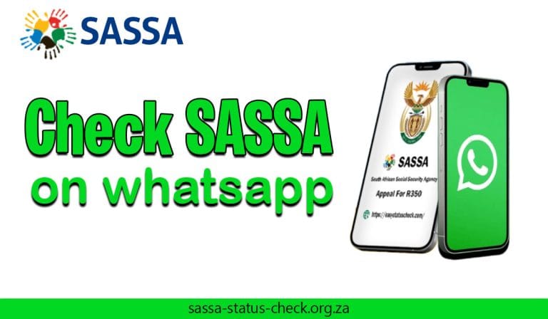SASSA on WhatsApp