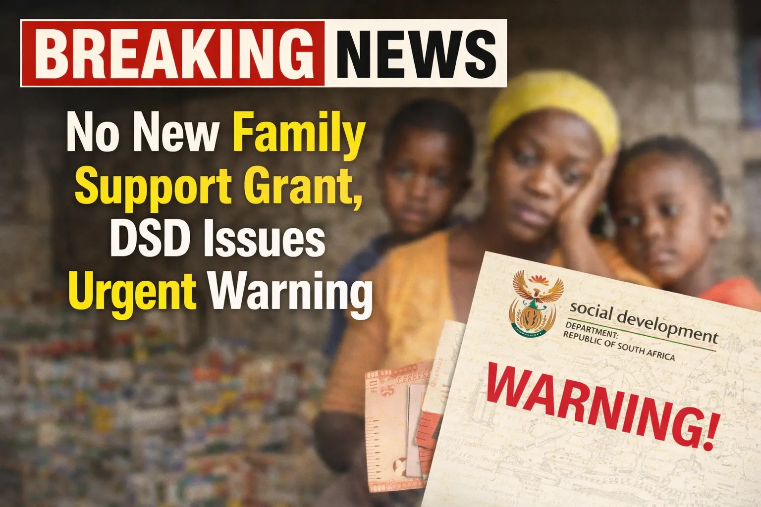 DSD Warns South Africans About Viral Fake Grant Message